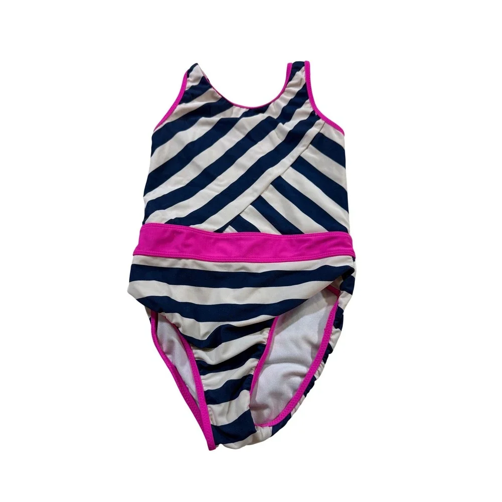 Kids Tommy Bahama One Piece Swimsuit 7 Nautical‎ Beachwear Vacation Summer Swim